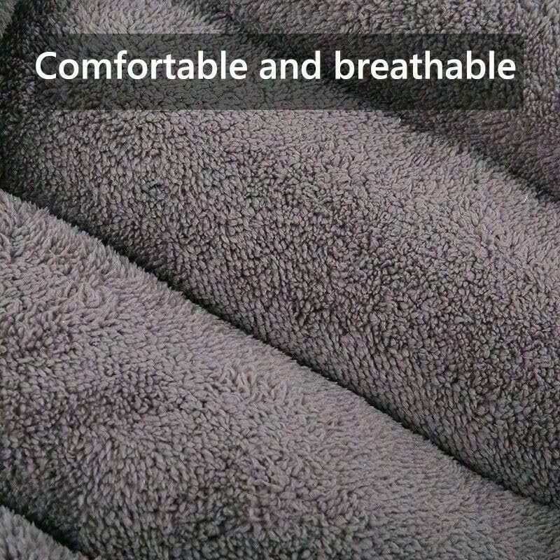 SuperGift.com Soft & Fluffy Pet Bed - Anti-Anxiety Washable Bed for Dogs and Cats - Non-Slip Base - Dog & Cat Bed - Warm and Cosy - Grey (Medium)