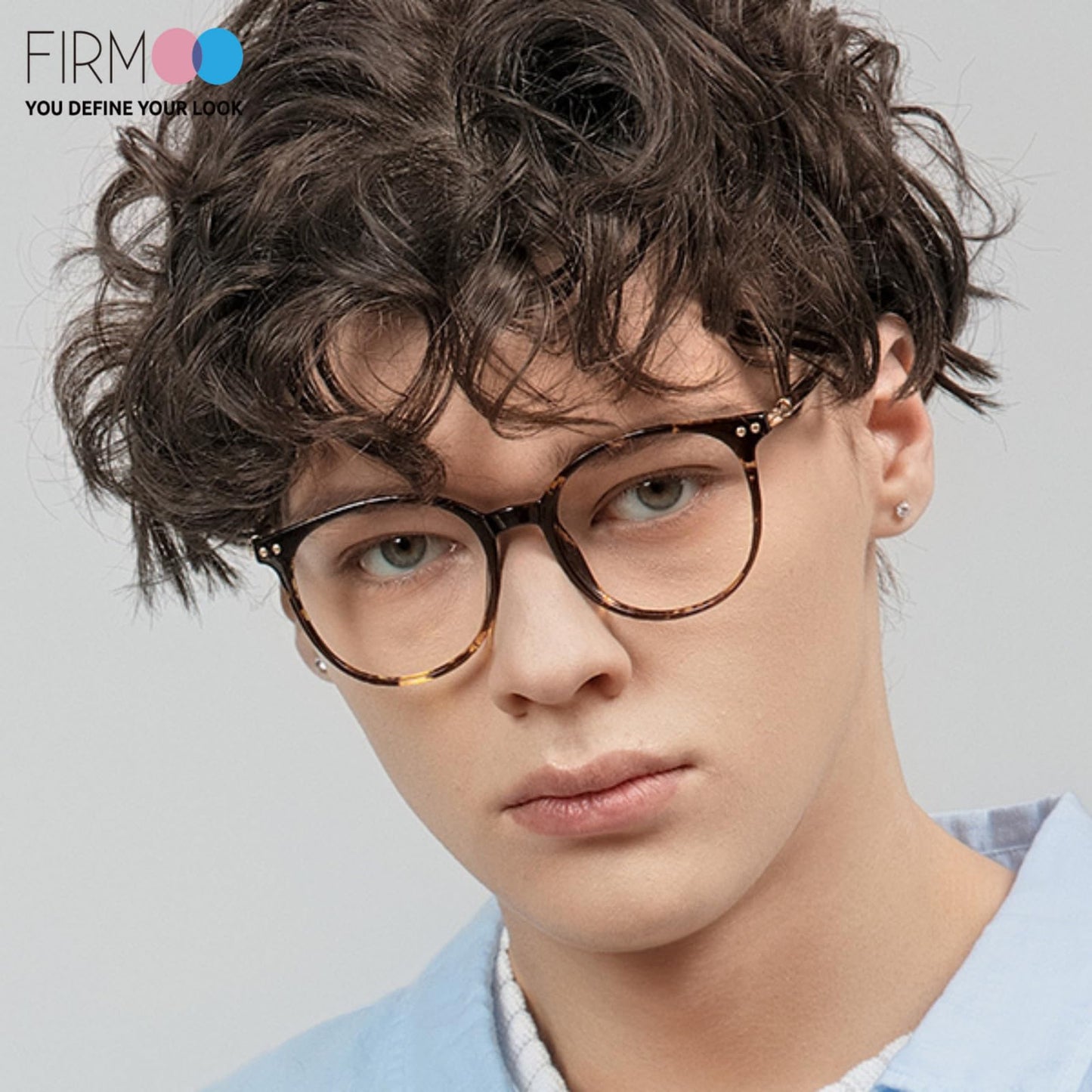 Firmoo Blue Light Blocking Glasses for Women Men, Anti Digital Eyestrain Computer Gaming Glasses, Anti Bluelight Blue Blocker Non Prescription Eyeglasses (Tortoise)