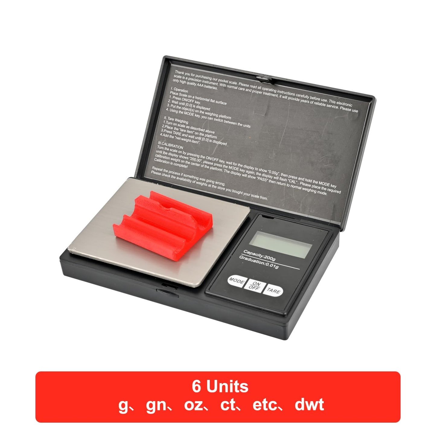 FENJANER Archery Arrow Scale - Display LCD Digital Pocket Arrows Scale - Capicity 200g - Graduation 0.01g Mini Arrows Scales