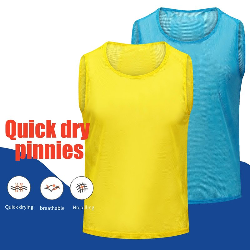 Antoyo Soccer Pinnies Youth with Numbers Scrimmage Team Pinnies Practice Vests Pinnies Jerseys for Basketball Soccer Football Bibs for Youth Adult