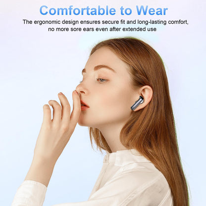 Wireless Earbuds, Bluetooth 5.3 Headphones in Ear with HiFi Stereo Deep Bass, 4 ENC Noise Cancelling Mic Wireless Earphones 40H Playtime, Bluetooth Earbuds Dual LED Display, IP7 Waterproof, USB-C