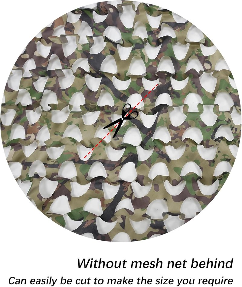Camo Netting for Hunting | Bulk Roll Military Sunshade | Durable Outdoor Cover
