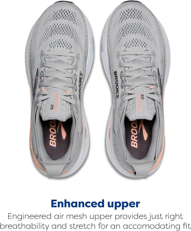 Brooks Women’s Adrenaline GTS 25 - Supportive Running & Walking Shoe for Comfort and Stability