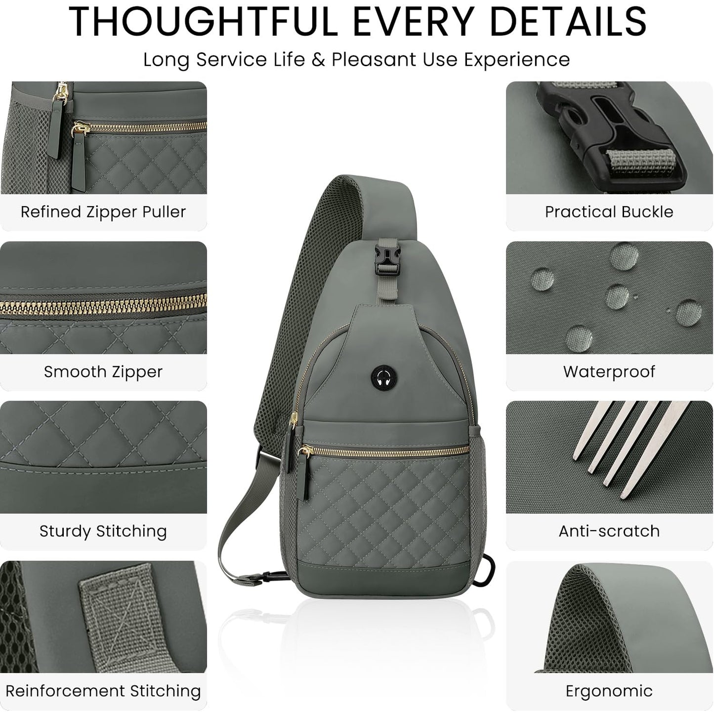Small Crossbody Purses Bags for Women Men Travel, Chest Sling Bag Women Casual Cross Body Bag for Woman Sling Backpack