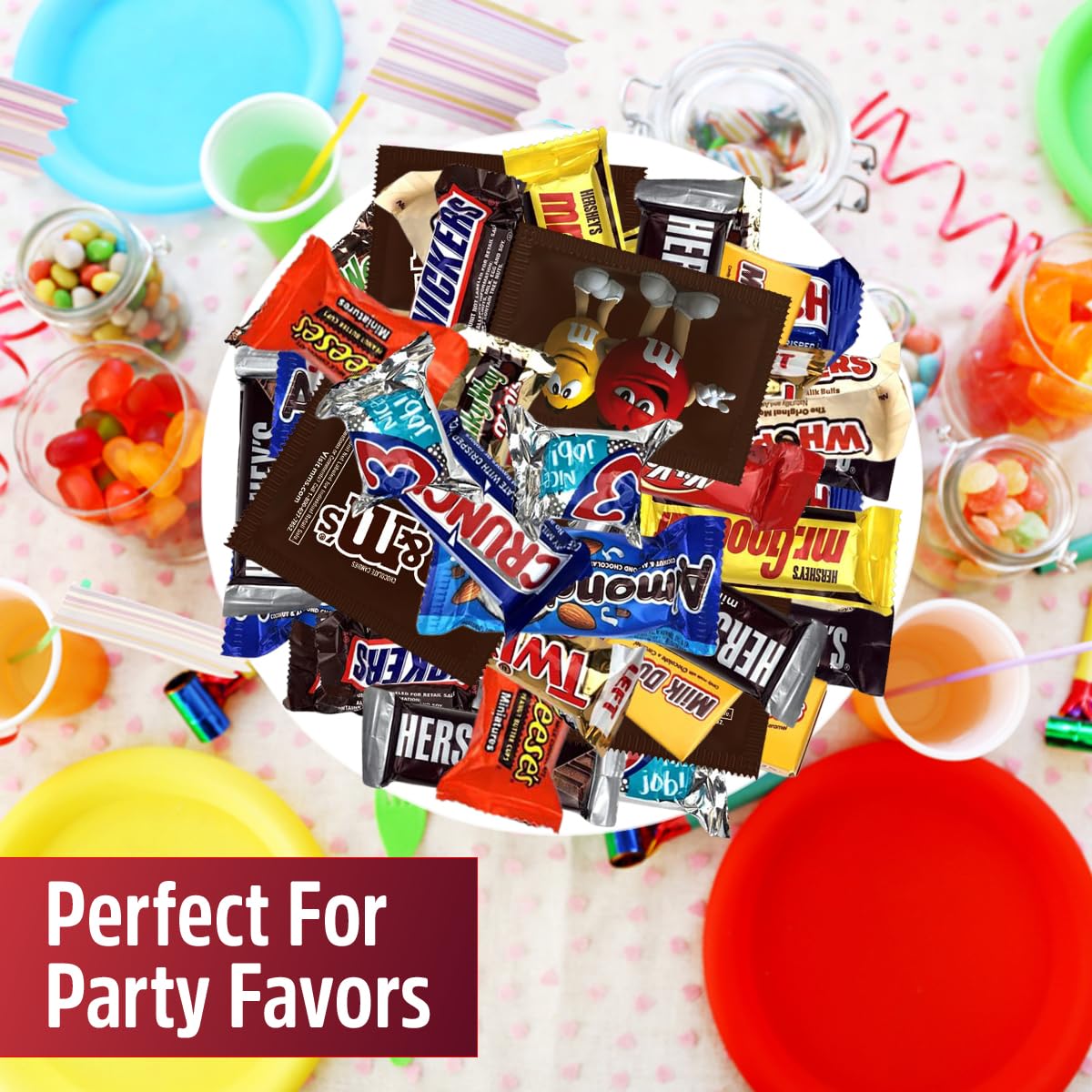 Chocolate Candy variety pack - 5 pound, Assorted Bulk Chocolate Mix, Office Candy Assortment for Birthday Party, Kids, College Students & Adults.