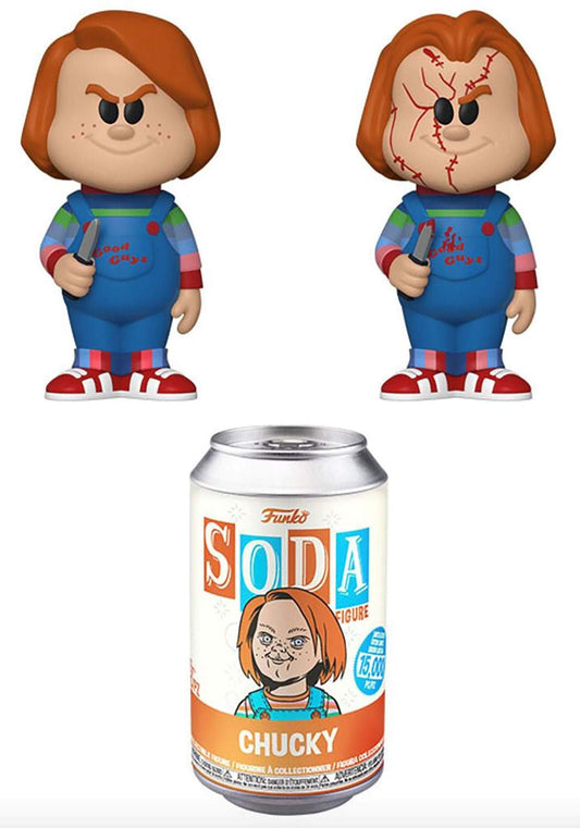Funko Vinyl SODA, Chucky, Chucky, Bloody, 1/6 Odds for Rare Chase Variant, Collectable Vinyl Figure, Gift Idea, Official Merchandise, Toys for Kids & Adults, Movies Fans
