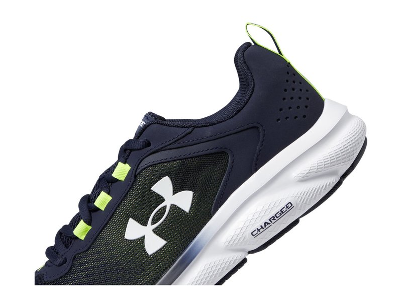 Under Armour Men's Charged Assert 9, (404) Midnight Navy/Yellow Ray/White, 9.5