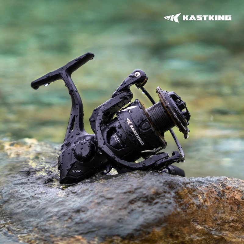 KastKing Spartacus II Plus Spinning Reel – IPX5 Waterproof Freshwater/Saltwater Fishing Reel, 22LB Drag, 5.2:1 Gear Ratio, 7+1 Stainless Steel Bearings, Instant Anti-Reverse, Anodized Aluminum Spool