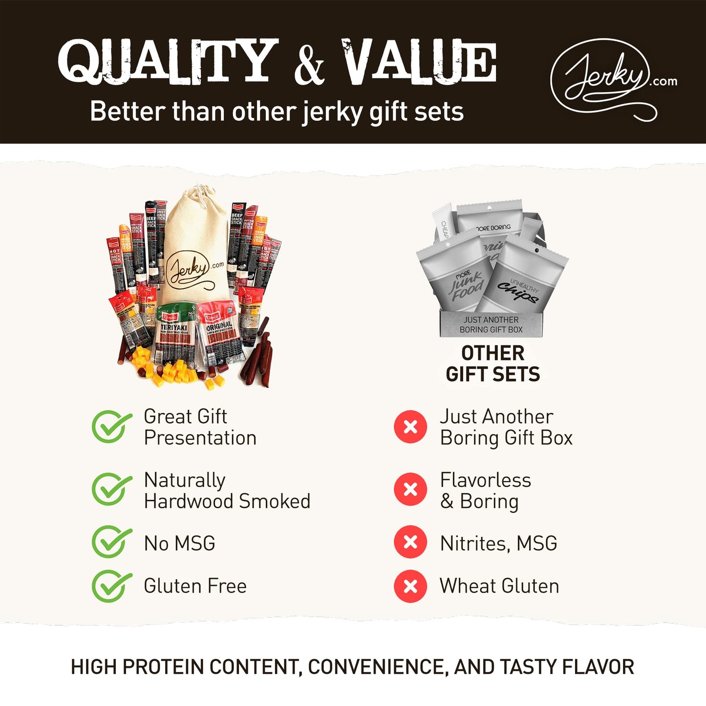 Jerky.com 26pc Meat Sticks Variety Pack | Healthy Snack for Adults | Low Sugar & High Protein | Gluten Free & Keto Meat Sticks | Pork, Turkey, Ham Beef Sticks & Cheese Sticks | Valentines Day Gifts for Him