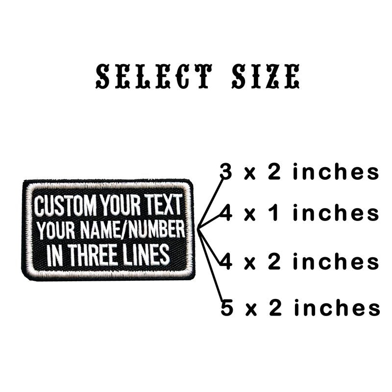 Customized Name Patch, Personalized Removable Tactical Patches Hook and Loop, Embroidered Military Name Patches for Dog Harness, Backpacks, Jackets (
