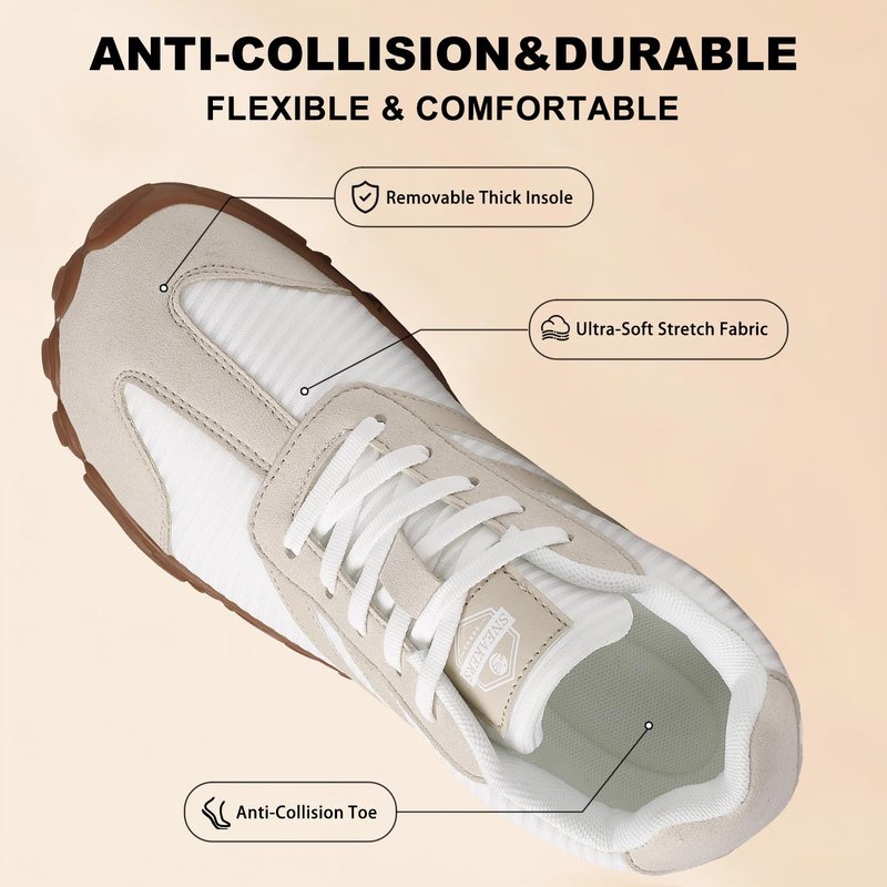 Barefoot Shoes Women,Wide Toe Box Sneakers Men, Zero Drop Minimalist Trail Running Shoe for Hiking and Walking, Non-Slip Lightweight Breathable Comfortable Fashion Casual Sneakers Unisex