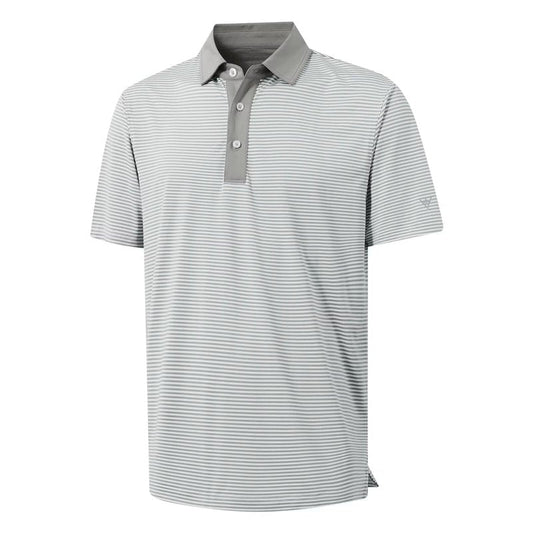 M MAELREG Mens Golf Shirt Dry Fit Short Sleeve Striped Performance Moisture Wicking Polo Shirt Golf Shirts for Men