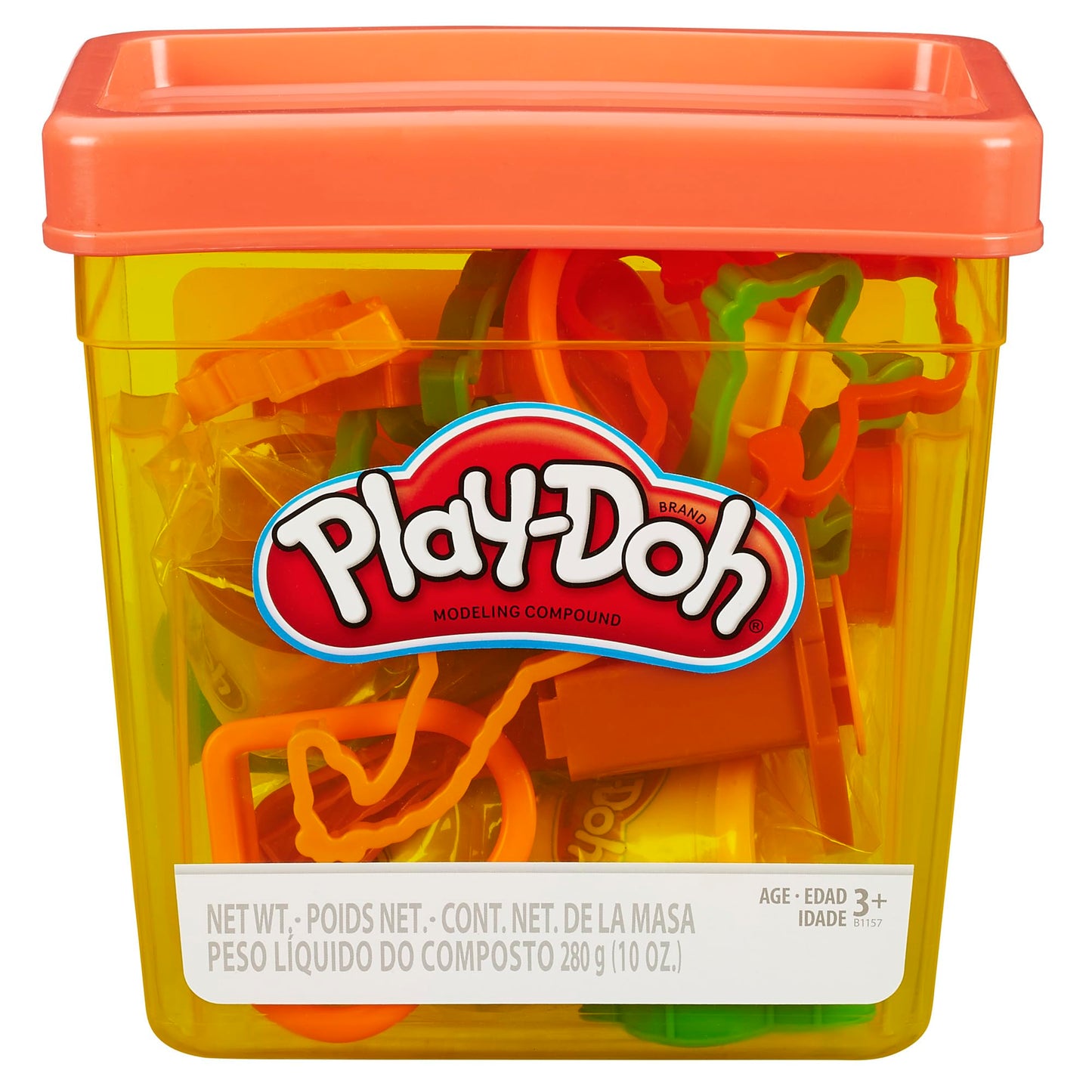 Play-Doh Fun Tub Set, 19 Accessories & Reusable Storage Container, Preschool Toys, Kids Arts & Crafts, Christmas Stocking Stuffer Gifts, Ages 3+ (Amazon Exclusive)