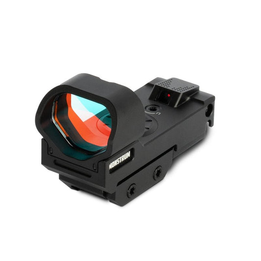 Monstrum Ares V2 Open Reflex Dot Sight for Rifles and Long Guns | with Shake Awake Illumination | Green Dot | A1 Circle Cross Reticle