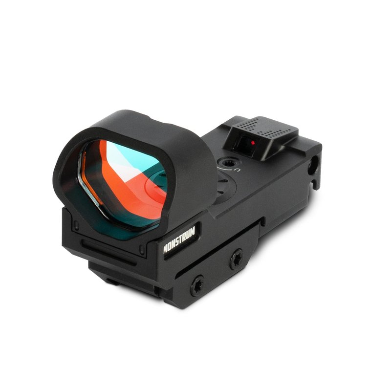 Monstrum Ares V2 Open Reflex Green Dot Sight for Rifles and Long Guns with Shake Awake
