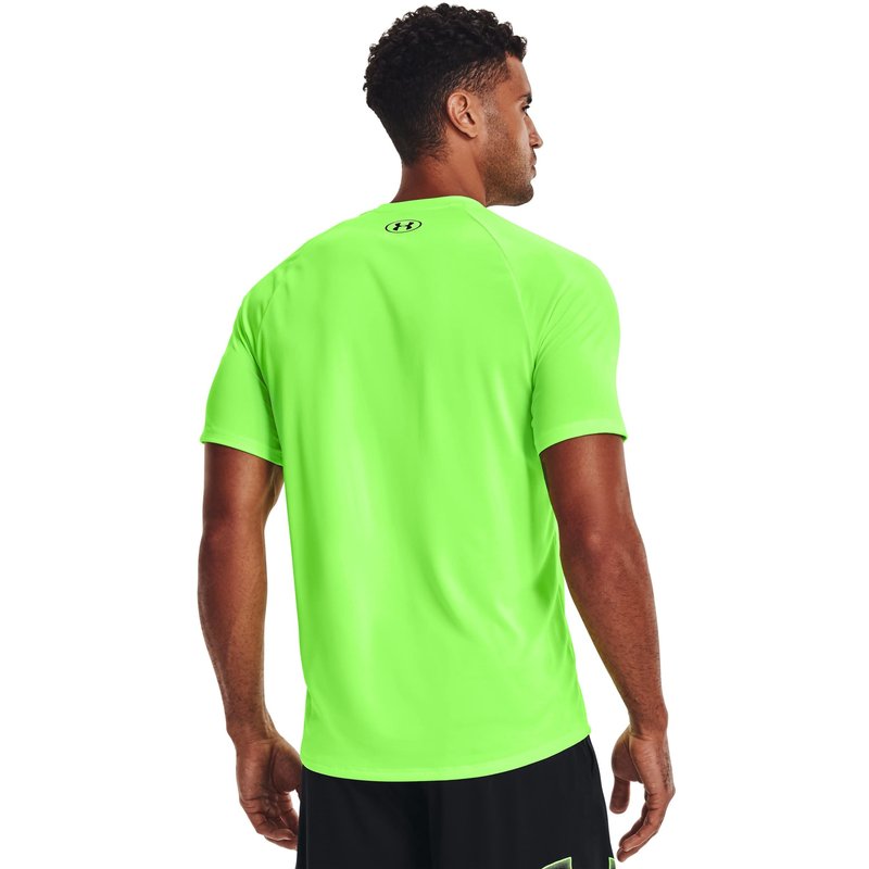 Under Armour Men's Tech 2.0 Short-Sleeve T-Shirt, Quirky Lime (752)/Black, Small