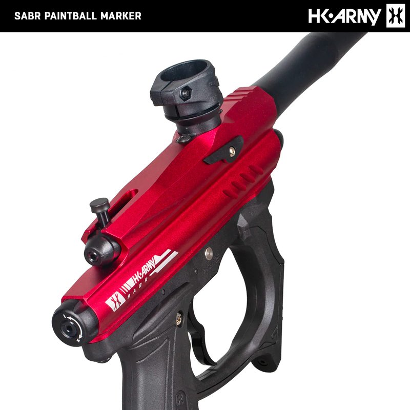 HK Army SABR Paintball Gun CO2 Marker Starter Package (Red)