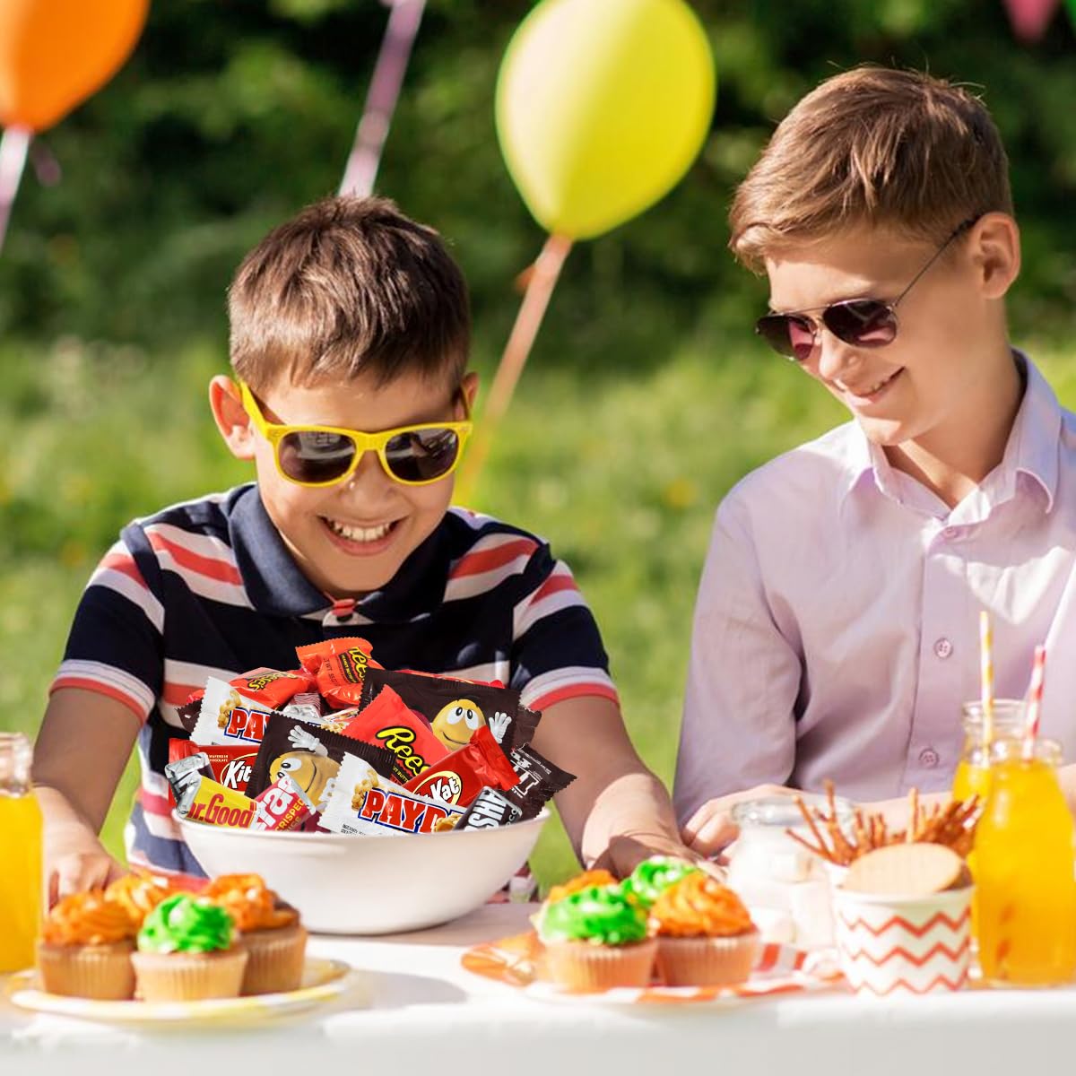 Assorted Chocolate Candy Mix - Individually Wrapped Milk, Dark, and White Chocolates - 2lb Bulk Variety Pack for Snacking, Sharing, and Gifting - Ideal for Home, Office, and Events