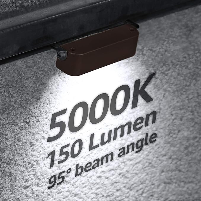LEONLITE Premium Series 4 Inch 2W LED Retaining Wall Lights Swivel, Hardscape Lighting Low Voltage, LED Landscape Light, 12V Hardscape Paver Light, Outdoor Step Light, 5000K Daylight, ETL, Pack of 4