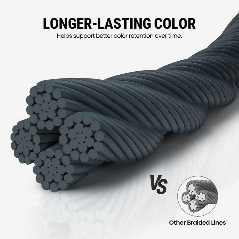 Piscifun Onyx Braided Fishing Line Advanced Superline Braid Lines 150Yd 8lb Gray
