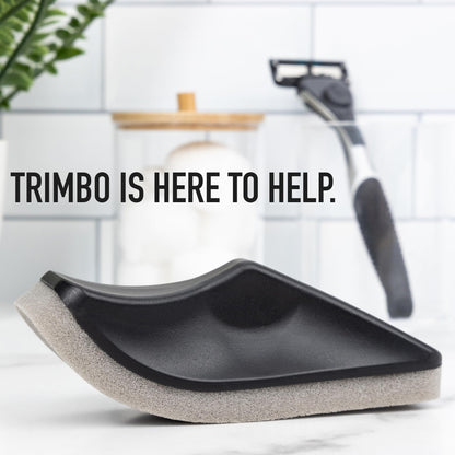 Beard Hair Catcher Sponge for Sink, Beard Bar for Cleaning Bathroom Sink, Egonomic Curved Beard Hair Remover, Clean Men's Hair Trimmings After Shave