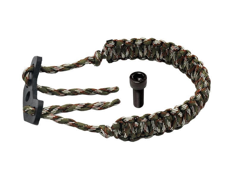 HZUTUZH Bow Archery Wrist Sling 250 Paracord - Multi Functional Survival Wrist Sling for Hunting & Shooting - No Stabilizer Needed - Successive Length Greater Then 20 Feet (Army CAMO)
