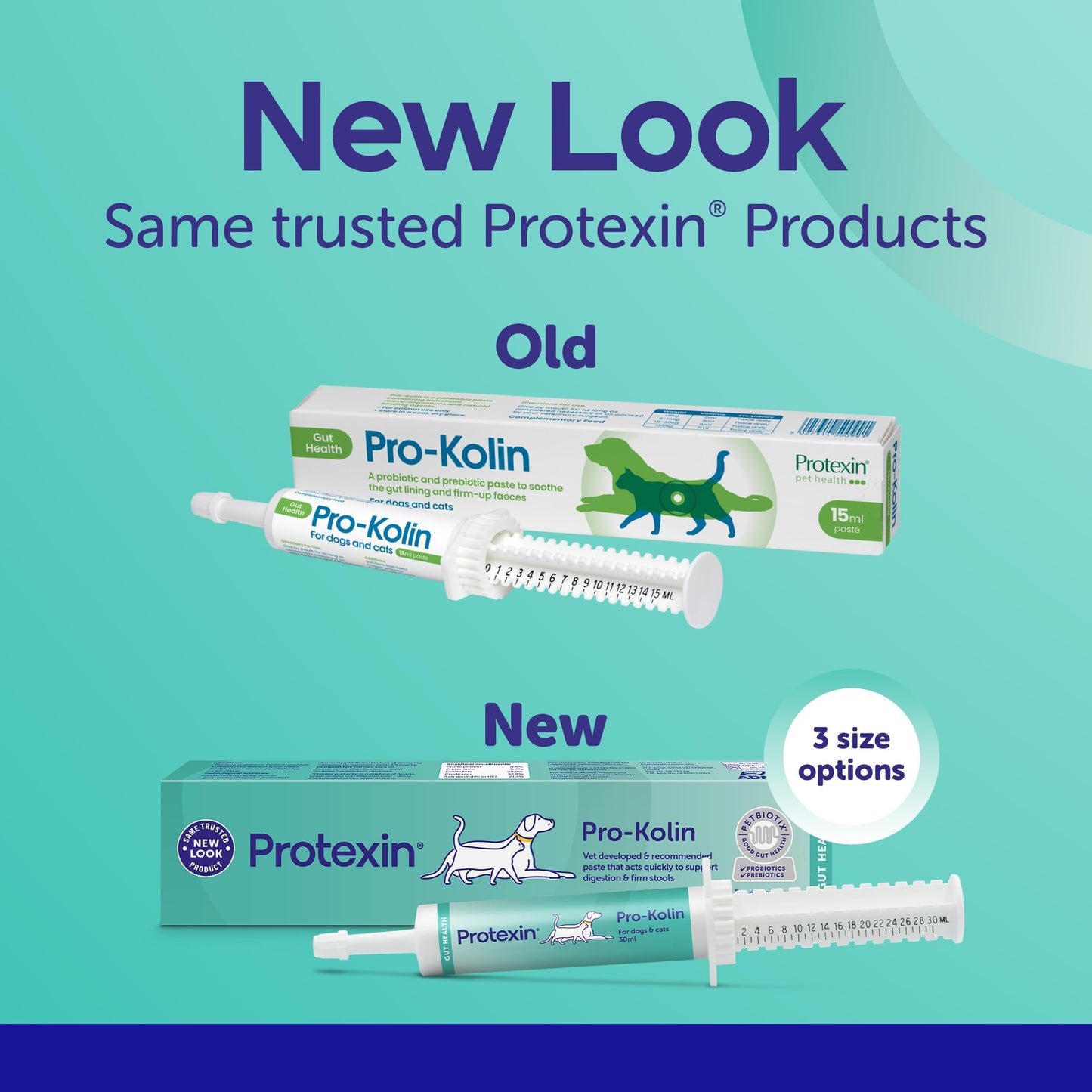Protexin Pro-Kolin Digestive Support Paste for Cats & Dogs to Firm Poop, 15ml Syringe, Beef Flavour
