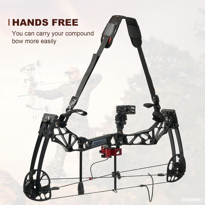 Compound Bow Sling - Archery Carry Bag with Shoulder Strap for Hunting | Durable Design