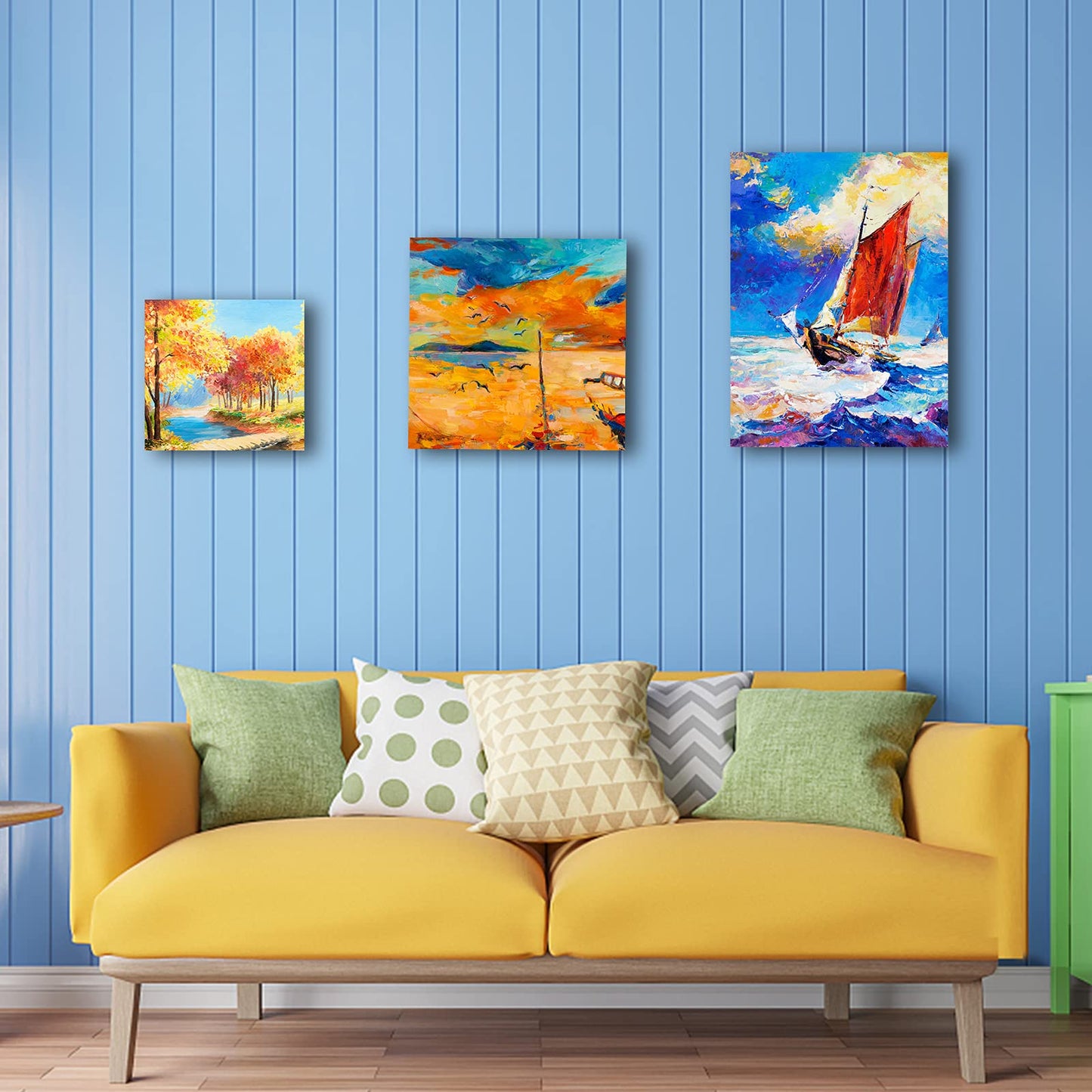 5 Packs Canvas for Painting - 30 x 40 cm(12" x 16"), Blank Canvas Panels Board for Acrylic Painting, Oil Paint & Wet Water Art Media, Canvases for Professional Artist, Hobby Painters & Beginners