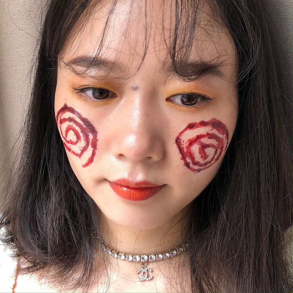 Halloween tattoo stickers cute cartoon pumpkin spider white ghost skull black 27pcs (9 models, 3 for each)