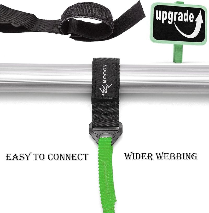 MOPHOEXII Kayak Paddle Leash Kayak Rod Leash Kayak Paddle Lanyard Stretchable Coiled Lanyard Leash Kayak Fishing Accessories for Kayak and Paddles Green 4 Pack