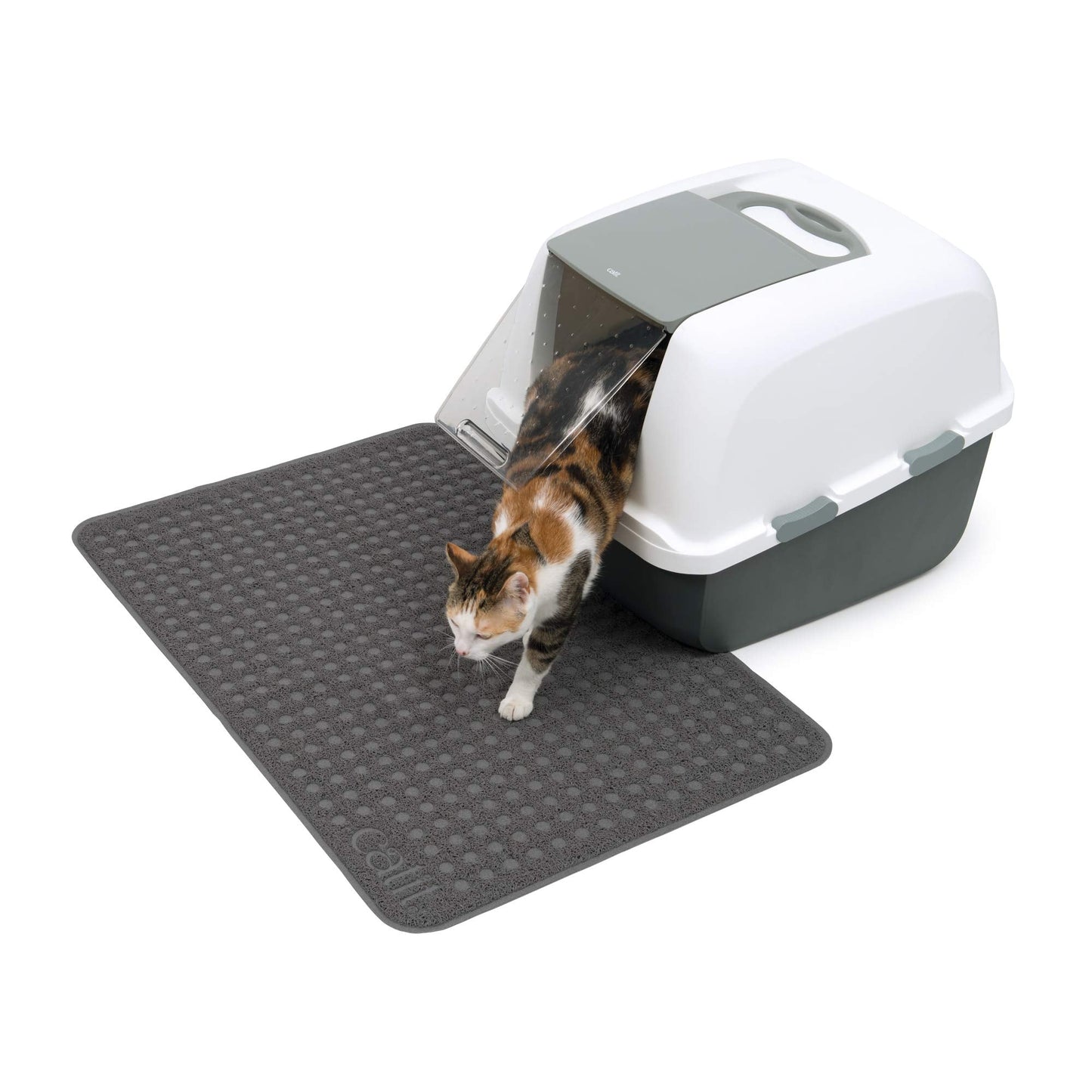 Catit Large Cat Litter Mat – Gentle on Paws, Traps Loose Litter, Non-Slip, Easy Maintenance Design