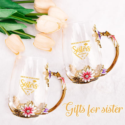 OEAGO Gifts for Mom Women Valentines Day Gifts for Her Glass Coffee Enamels Mug Best Birthday Valentine's for Girlfriend Wife Mothers Day from Daughter Son Tea Cup Stocking Stuffers Christmas