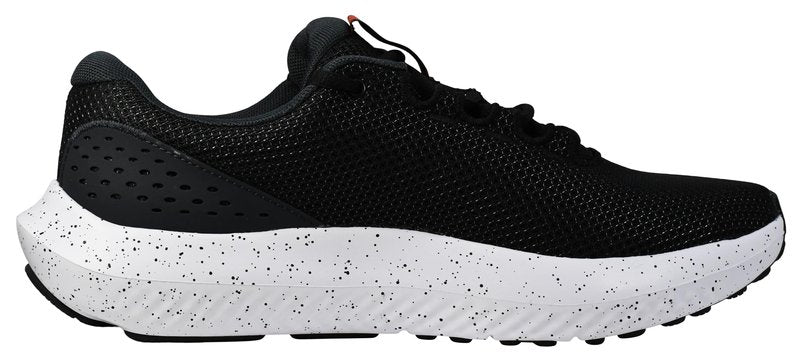 Under Armour Men's Charged Surge 4, (004) Black/Anthracite/Ares Red, 4, US