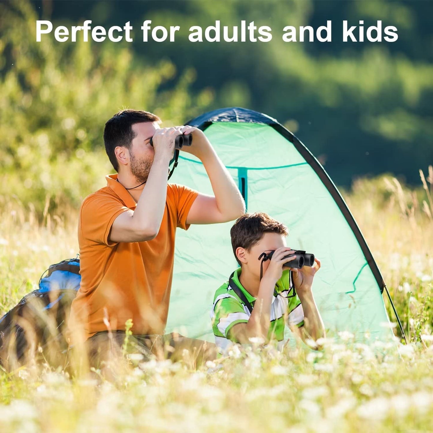 DRANBOL 12X25 Mini Pocket Binoculars for Adults Kids, Small Compact Binoculars for Bird Watching, Opera Concert