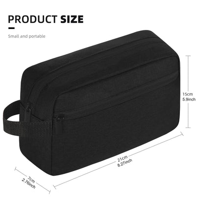 Icramsy Travel Toiletry bag Toiletry bag for women men Hanging Cosmetic bag Travel accessories for Women Men, Black, Modern