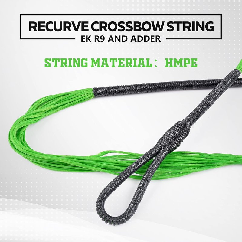Cobra Adder Crossbow String - 20 Strands HMPE 1600D | 19.3" Durable Replacement Accessory