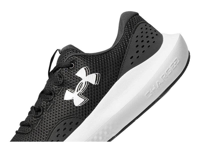 Under Armour Men's Surge 4, (002) Black/Anthracite/White, 10.5, US