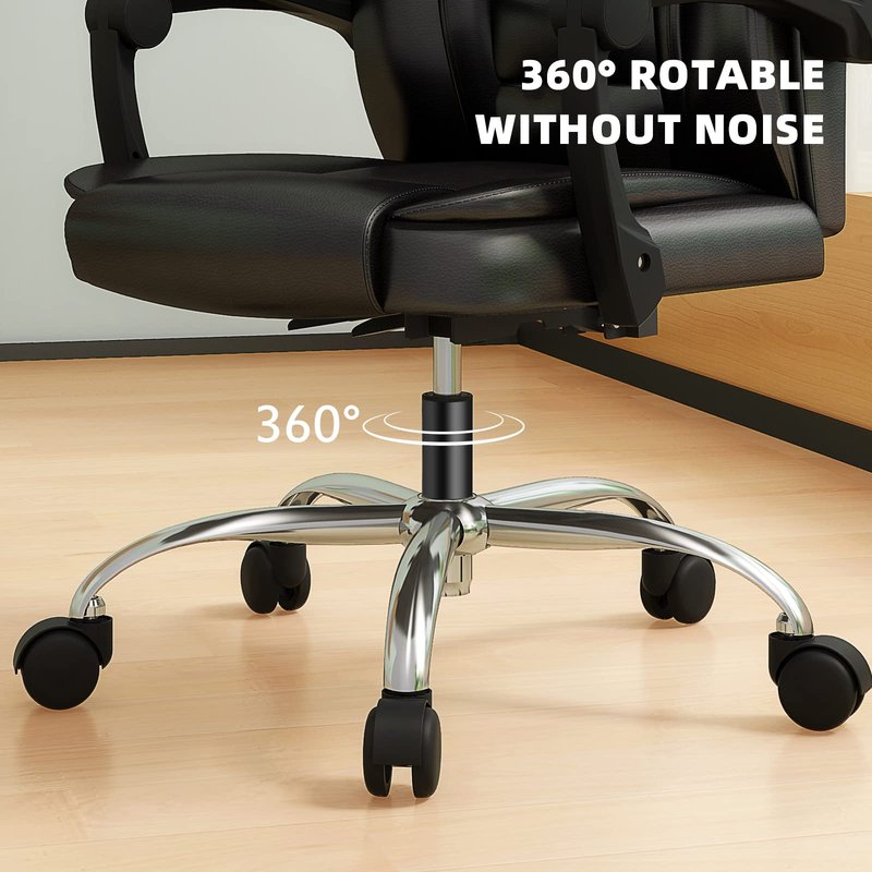 Omyoffice 5.5 inch Office Chair Gas Lift Cylinder-Office Chair Replacement Parts,Universal Size Fits Most Chairs,Heavy Duty Gas Lift Hydraulic/Pneumatic Piston(Black)