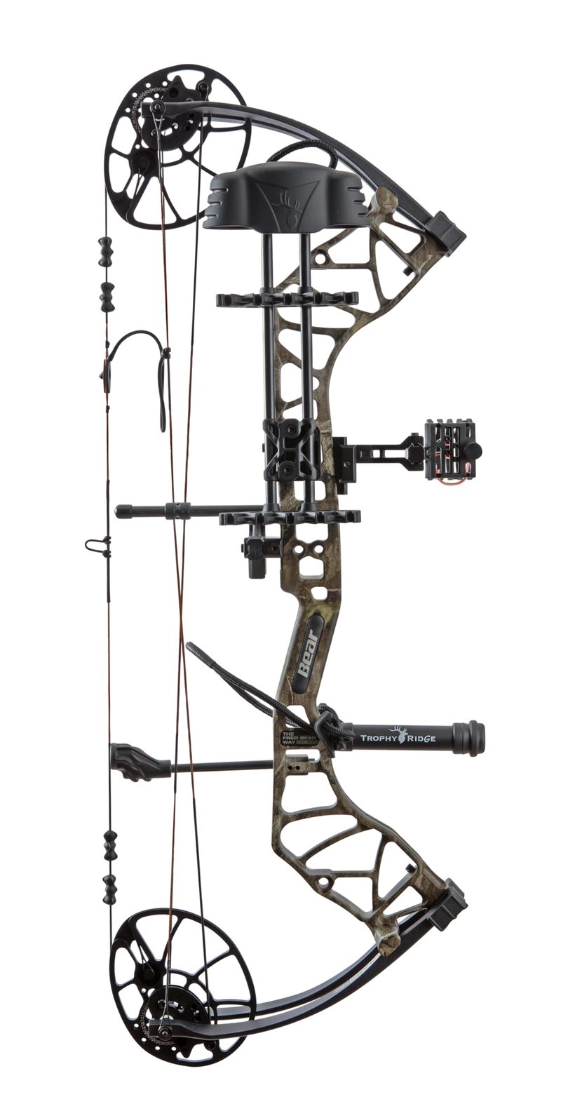 Bear Legit Maxx Ready to Hunt Compound Archery Bow, 70lb. Draw Weight, Right Hand, Mossy Oak Roots/Black