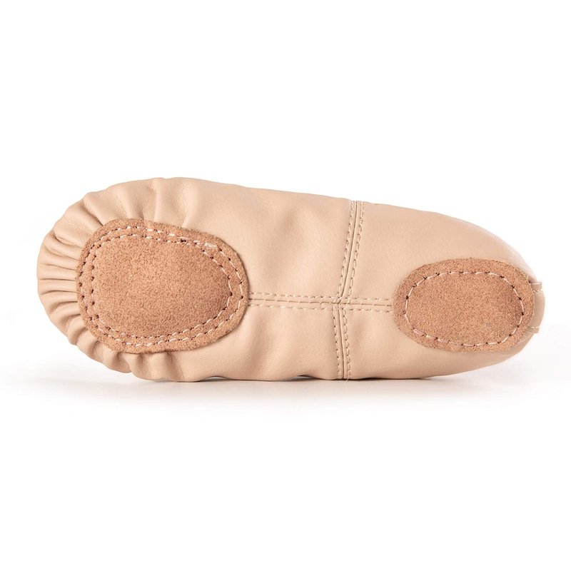 RoseMoli Ballet Shoes for Girls/Toddlers/Kids/Women, Leather Yoga Shoes/Ballet Slippers for Dancing 9 Toddler Nude