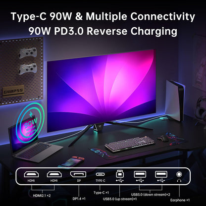 KTC MegPad 32" Smart Portable TV, 4K Touch Screen Portable TV Monitor, Android 13 Google EDLA Certified 8G RAM+128G Storage, Octa-core CPU 9500mAh Battery, Dual 6W Speakers WiFi 6