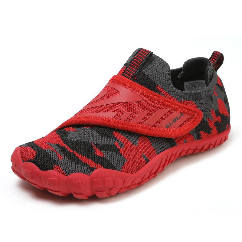 KUBUA Water Shoes for Kids Boys Girls Beach Swim Pool Multifunctional Aqua Shoes Quick Dry Lightweight Toddler Little Big Kid Red 8 Toddler