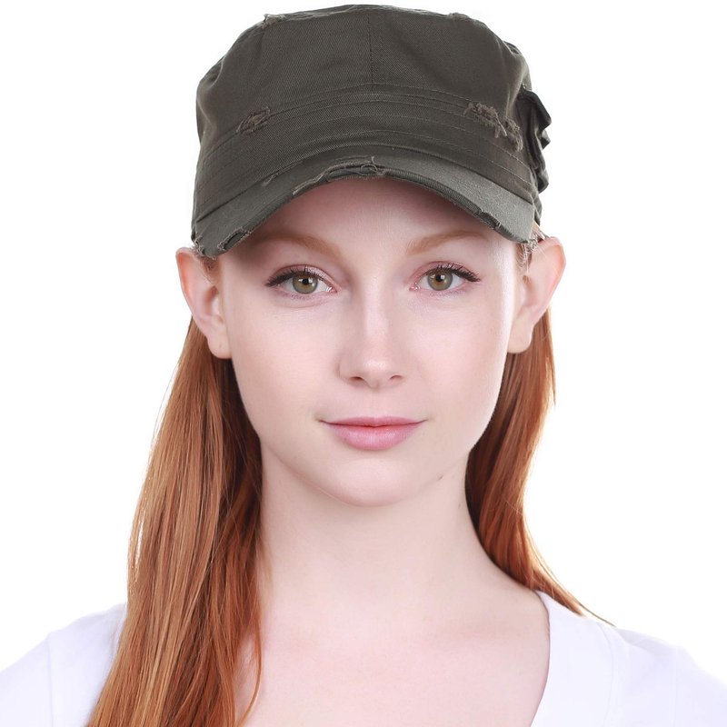KBK-1465 OLV M Cadet Army Cap Basic Everyday Military Style Hat (Now with STASH Pocket Version Available)
