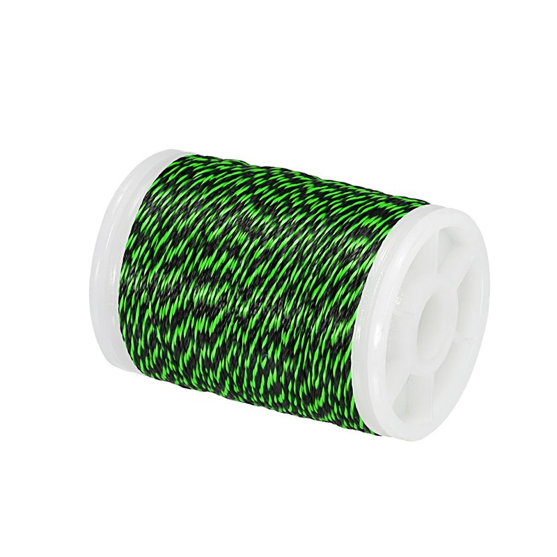 PATIKIL Archery Bow String Serving Thread 120 Yard/110M, 0.03" / 0.8mm Dia Bowstring Thread for Tying Peep Sight Nock Compound Recurve Bow, Green Black