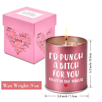 Valentines Day Gifts for Her Scented Candle: Birthday Gifts for Women Mom Girlfriend Wife Sister Galentines Mothers Day Christmas Stocking Stuffers White Elephant Anniversary Friendship Funny Gift