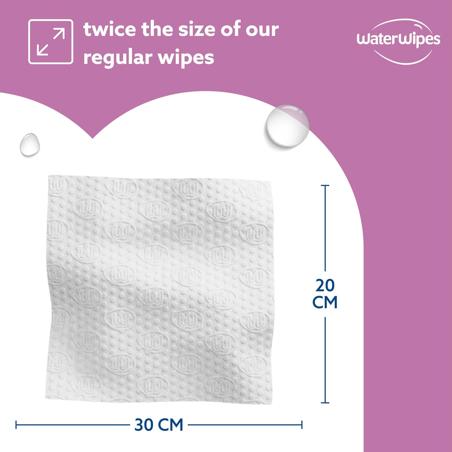 WaterWipes Sensitive+ Body & Intimate Wipes, 90 Wipes (3 Packs), 3-In-1 Cleans, Cares, Protects, 99.9% Water, Unscented & Hygiene Wet Wipes, Adult Care