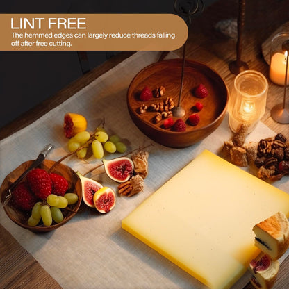 eFond Cheesecloth, 9 Square Feet Grade 100 Cheese Cloths for Straining Reusable, Washable, Lint Free and Ultra Fine Mesh Unbleached Pure Cotton Cheese Cloths for Cooking with Hemmed 2 Edges (1 Yard)