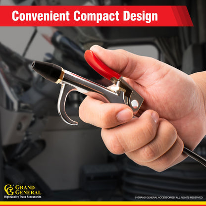 GG Grand General 99511 Heavy Duty Truck Air Seat Blow Gun Kit with 8 Feet Coil for Fast Cleaning of Truck Cab