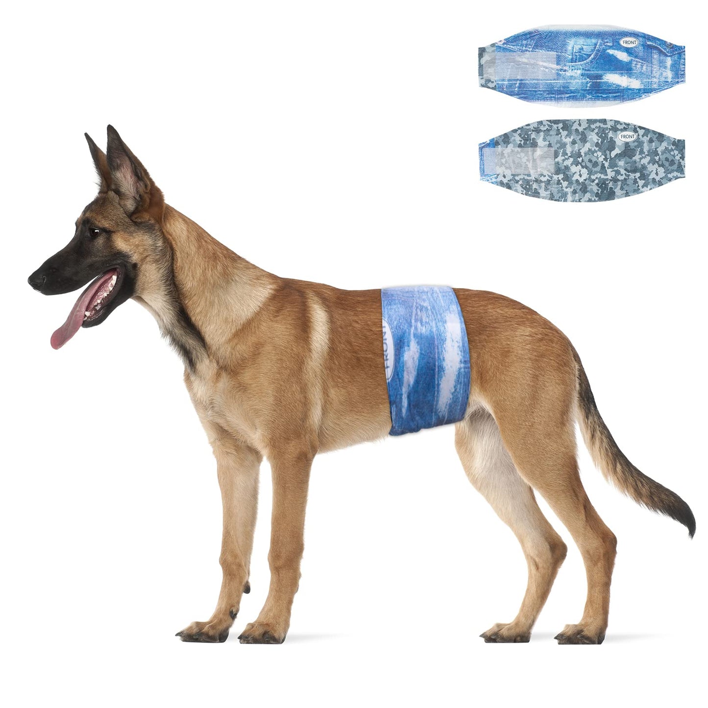 Dono Widened Dog Nappies Male,24 pcs,Dog Diapers,Super Absorbent Leak-proof Dog Belly Bands,Incontinence,Dog Training,Traveling,Excitable Urinary,XS,S,M,L